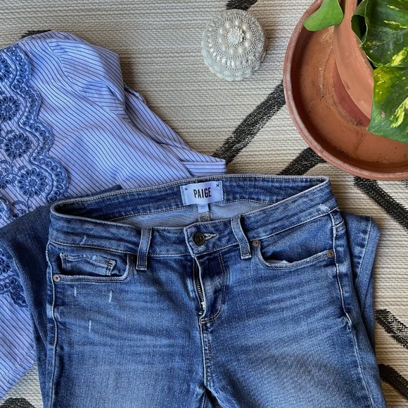 PAIGE Verdugo Ankle Skinny Jeans - Picture 5 of 9